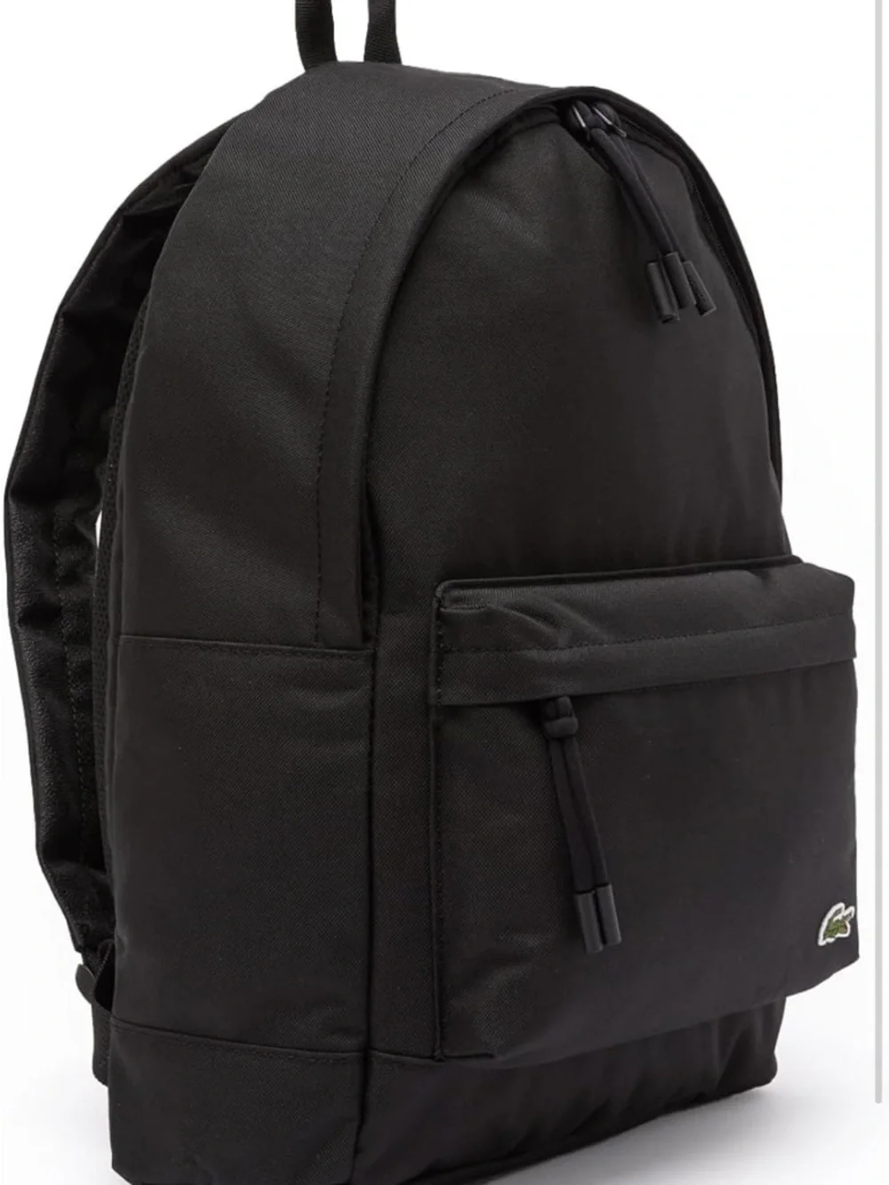NEW Lacoste Men's Sinople Monogram Black Backpack